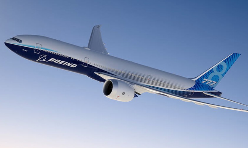 Boeing 777-8: So soll die kleinere 777X-Variante aussehen.