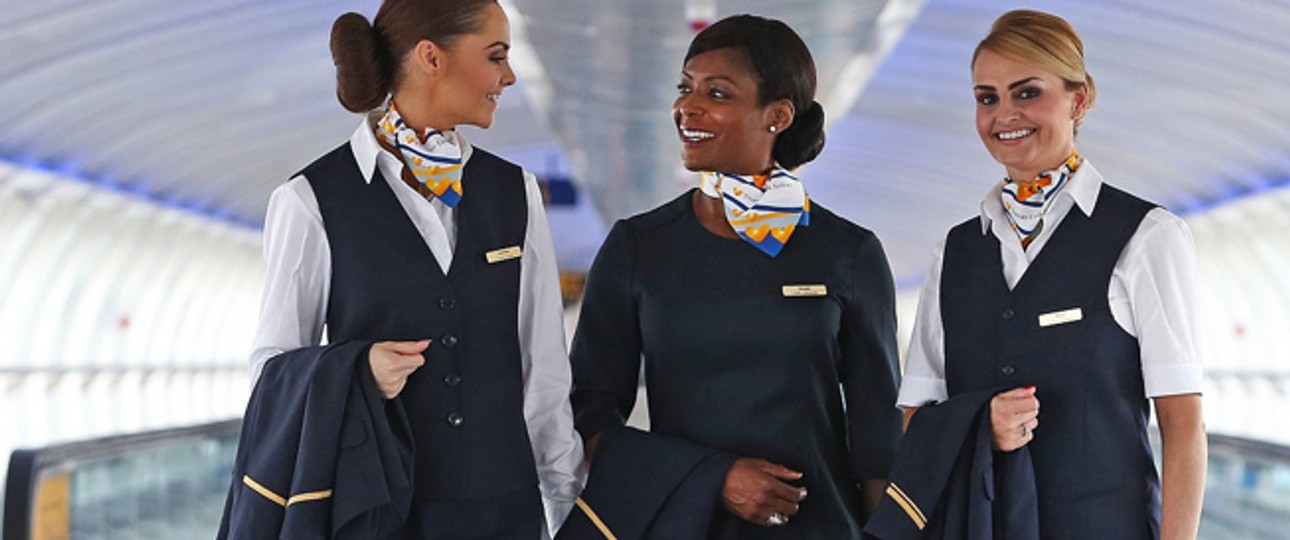 Klassisch und praktisch: So sehen die neuen Uniformen von Thomas Cook Airlines aus.