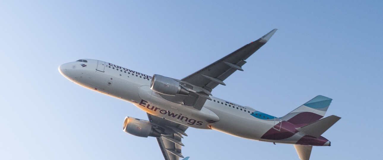 Airbus A320 von Eurowings: Solch ein Flugzeug erlebte den Tailstrike.