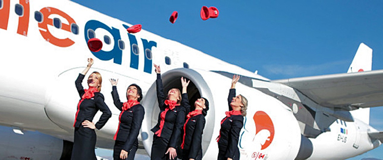 Flugbegleiterinnen von Belle Air: Sie haben keine Arbeit mehr.