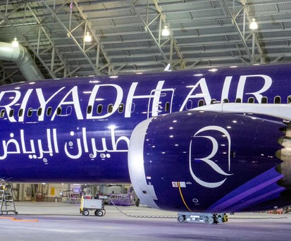 Boeing 787-9 in der Lackierung von Riyadh Air: Die Airline ...