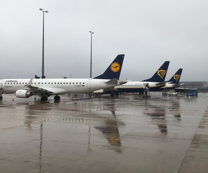 Flieger von Lufthansa und Ryanair: Sie könnens nicht miteinander.