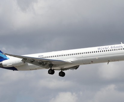Eine MD-83 von World Atlantic Airlines: Solch ein Jet kam zuerst zum Einsatz.