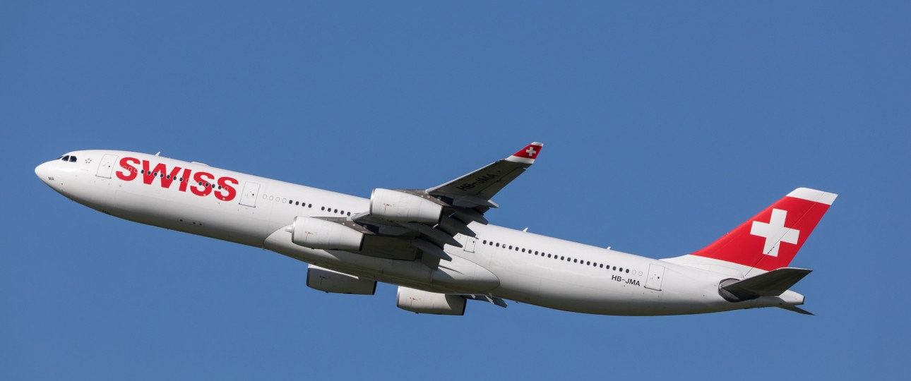 Airbus A340-300 von Swiss: Auf der Route Zürich - Johannesburg im Einsatz.