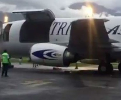 Ladung bringt Flugzeug zum Kippen