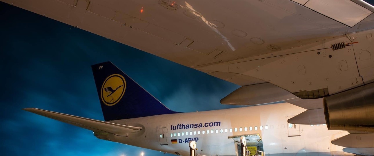 Boeing 747 von Lufthansa: Mit Zwischenstopp in Bangkok von Neuseeland nach Frankfurt.