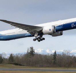 Boeing 777-9: Die größere der beiden 777X-Varianten.