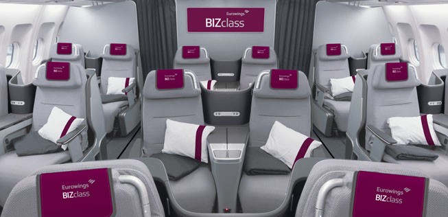 Die Business Class ist 2-2-2- konfiguriert.