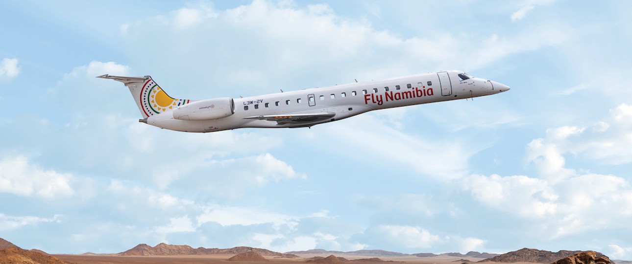 Embraer ERJ 145 von Fly Namibia: die Airline will alleine bleiben.