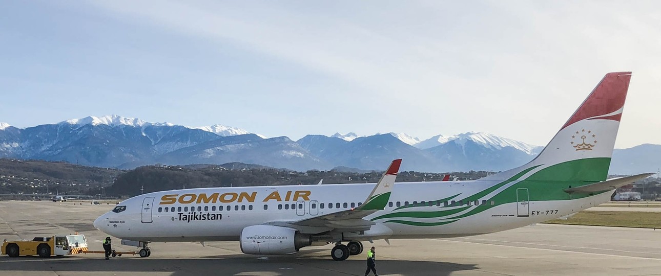 Boeing 737-800 von Somon Air: Die Fluglinie aus Tajikistan will zwei Boeing 737 Max 8.