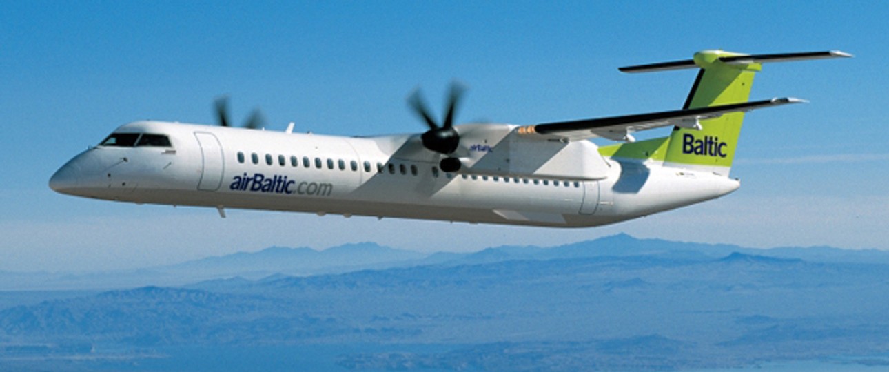 Bombardier Q400 von Air Baltic: Bald am Boden?