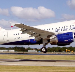 Der Airbus A318-100 mit dem Kennzeichen G-EUNA: Der Flieger ist ...