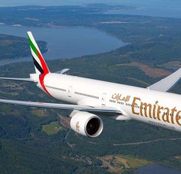 Emirates fliegt Boeing 777-300 ER nach Wien