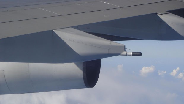 A340-Flügel: Die Forscher tüfteln an den Airbus-Teilen.