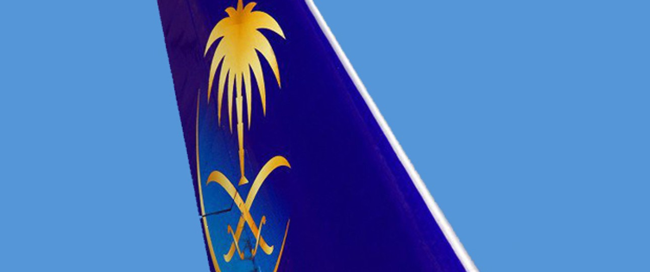 Heckflosse von Saudia: Ärger mit den Flugbegleiterinnen.