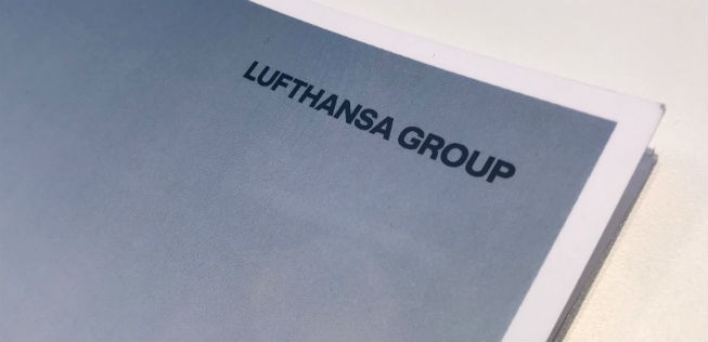 Auch die Lufthansa Group bekommt mit der neuen Schrift ein neues Logo.
