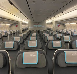 So sieht es in der Economy Class im ersten Airbus A330 von Eurowings Discover aus.