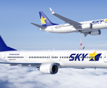 Boeing 737 Max 10 und Max 8: So sollen sie bei Skymark aussehen.