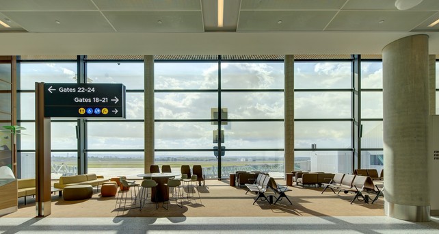 western sydney airport terminal fertig  Terminal Gates Internal1 Credit-Brett Boardman