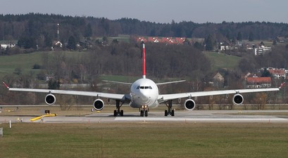HB-JMH: Der Airbus A340 von Swiss kommt in Luzern ins Museum.