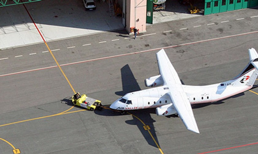 Flugzeug von Air Vallée: Derzeit müssen die Maschinen am Boden bleiben.