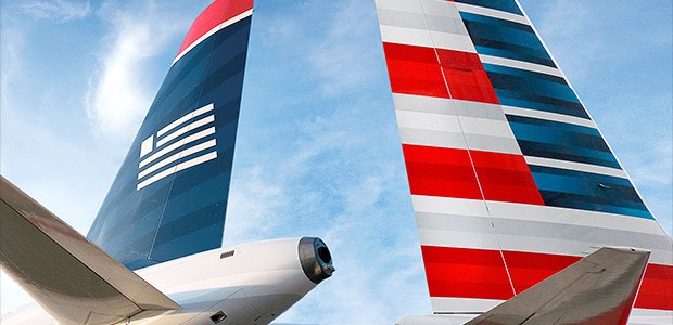 Heckflossen von US Airways und American: Gemeinsame Zukunft ohne Star Alliance.