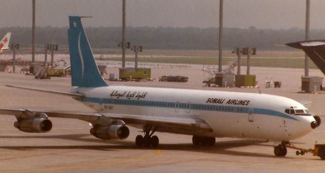 somalia airlines boeing 707 frankfurt 1987
