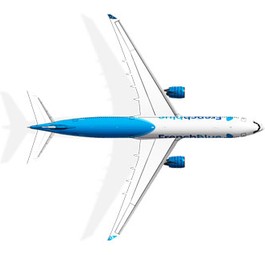 Design von French Blue: Die Flotte soll vorerst vier Flieger umfassen.