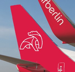 Fotomontage mit  dem neuen Logo: Der Bär hätte zum neuen Symbol von Air Berlin werden sollen.