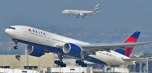 Platz 4: Delta Air Lines kommt auf 87 Prozent.