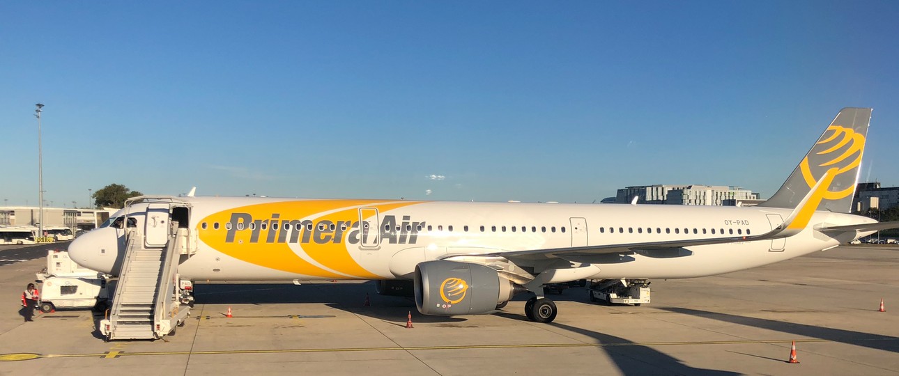 Airbus A321 Neo von Primera Air: Die Fluggesellschaft hatte auch die Langstrecken-Version LR bestellt.