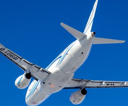 Ein Superjet 100 von Gazpromavia: Die Airline betreibt insgesamt zwölf Flugzeuge.