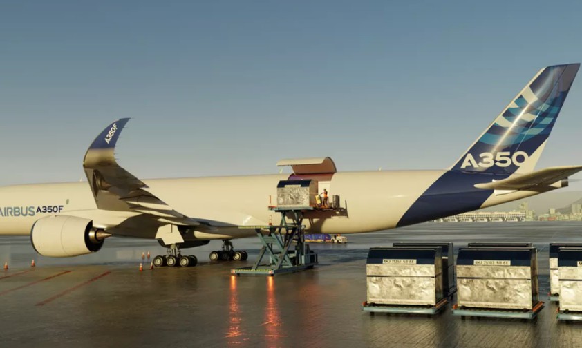 Visualisierung des Airbus A350 F: So soll er aussehen.