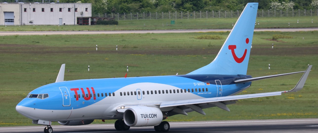 Die D-AHXG: Die letzte Boeing 737-700 von Tuifly.