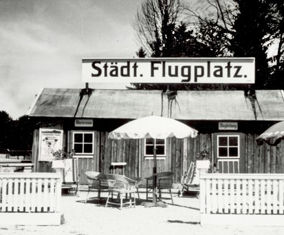 Das erste Terminal von Salzburg aus dem Jahre 1926.