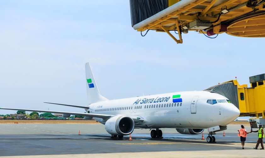 Boeing 737 Max von Air Sierra Leone: Fliegt nicht mehr.
