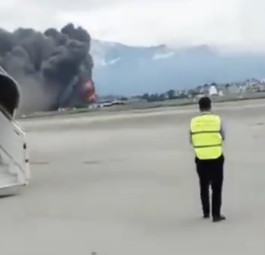 Rauchwolke nach dem Crash: Nepal hat ein Sicherheitsproblem.