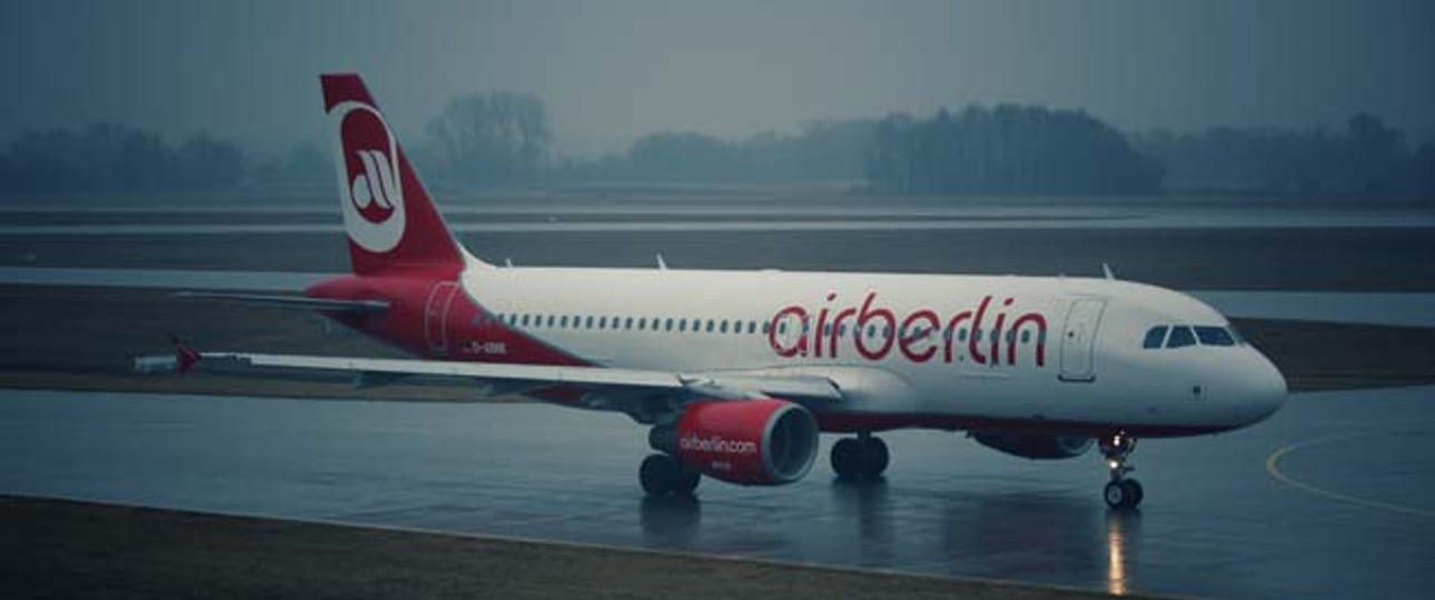 Airbus A320 von Air Berlin: Heute bleiben viele Flieger am Boden.