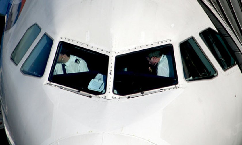 Piloten sind besonders stark von Schlafproblemen betroffen.