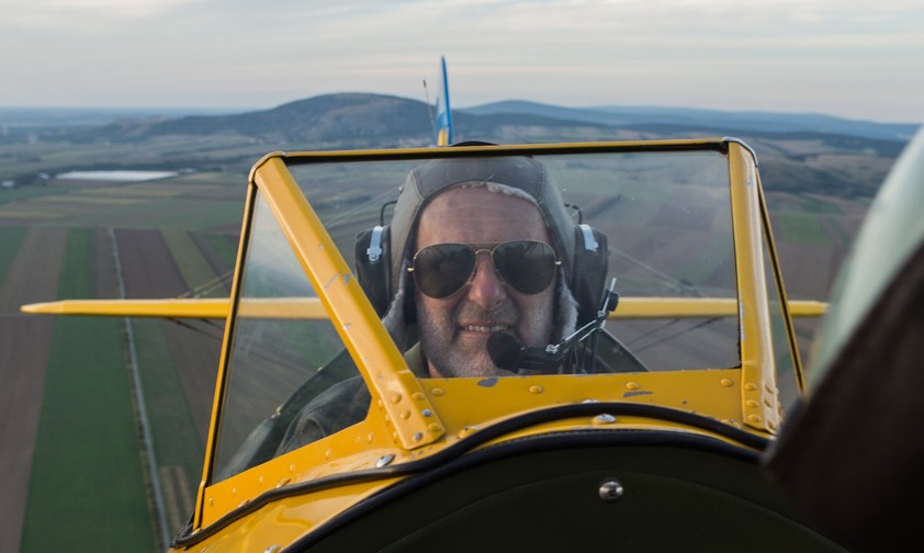 Benno Beran in seiner Boeing Stearman COPY Anton WILDBERGER WildbergAir 