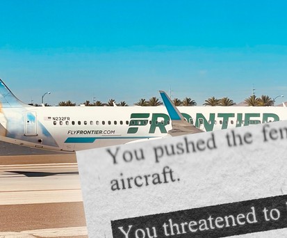 Flugzeug von Frontier, Strafbefehl: Rückgang der schlimmen Fälle von Fehlverhalten an Bord.