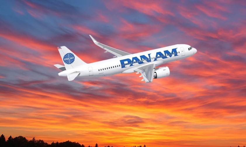 Airbus A320 Neo von Pan Am (Montage): Bald wirklich am Himmel zu sehen?