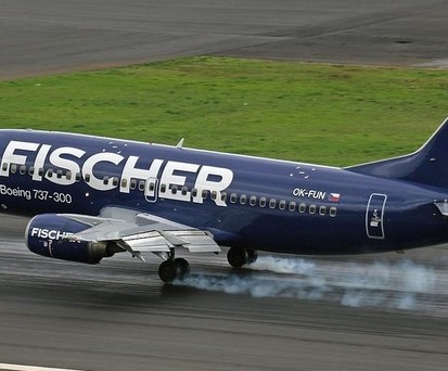 Boeing 737 der alten Fischer Air: In diesem Jahr sollte die Airline erneut abheben.