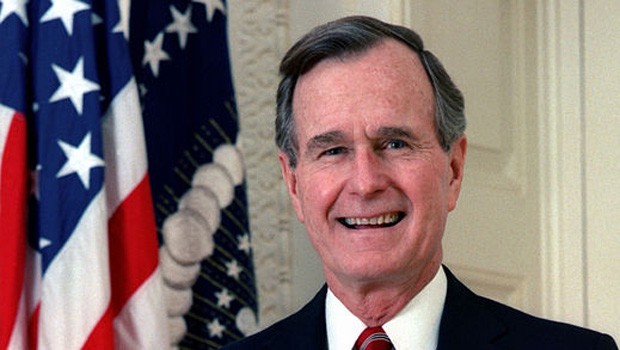 Clintons Vorgänger George H. W. Bush...