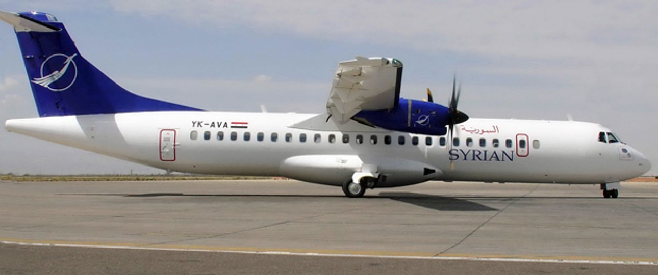 ATR72-500 von Syrian Air: Mehr Flüge als früher.