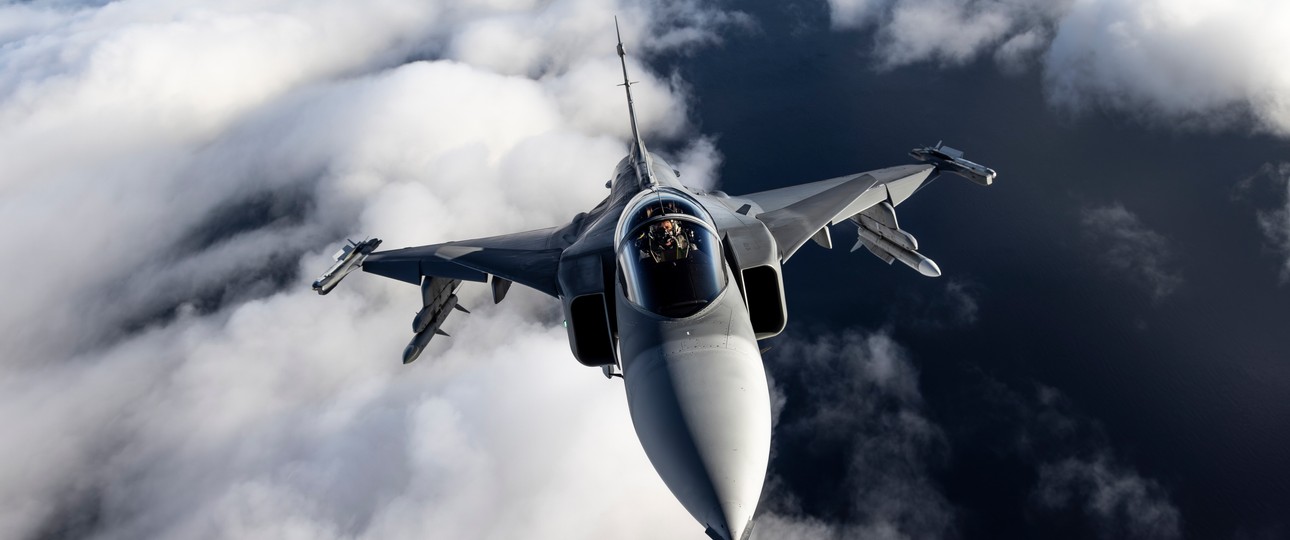 Gripen C: Kampfjets mussten die Situation entschärfen.