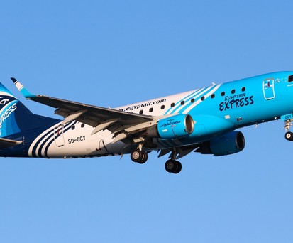 Embraer E170 von Egypt Air Express: Die Flugzeuge wurden nach Jahren endlich verkauft.