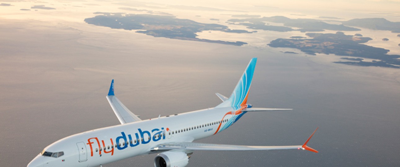 Boeing mit der Registrierung A6-MAX: Die erste 737 Max 8 von Flydubai.