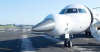 Die Bombardier CRJ700 mit dem Kennzeichen N804X: Testet Technik für Kampfjets.