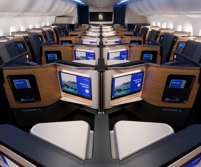 Kabine der neuen Boeing 787 von United: Immer wieder Probleme.